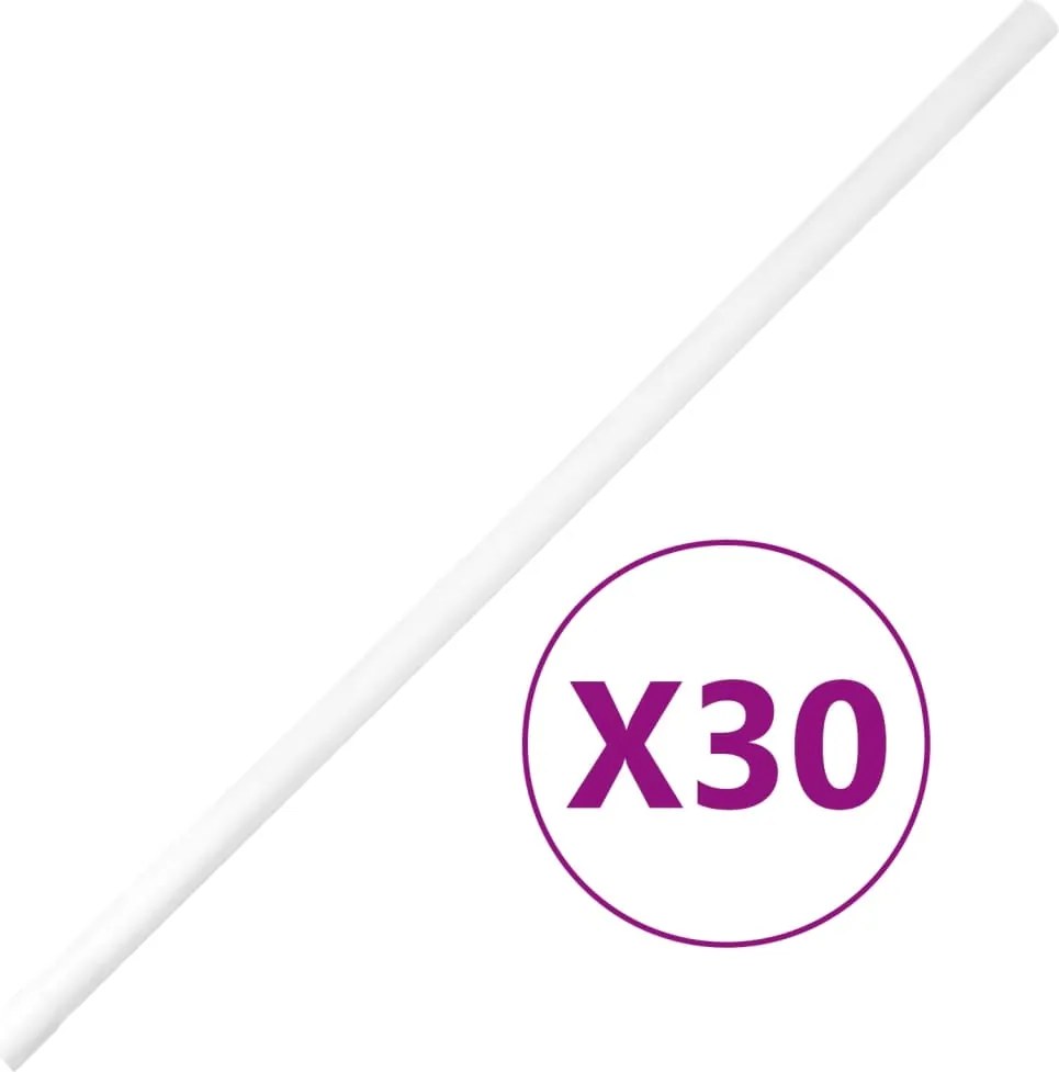 vidaXL PVC kábelcsatornák kapcsokkal Ø25 mm 30 m