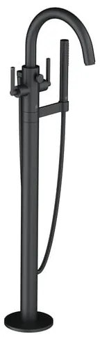 Kád csaptelep Kludi Nova Fonte vakolat alatti rész nélkül fekete matt 205903915