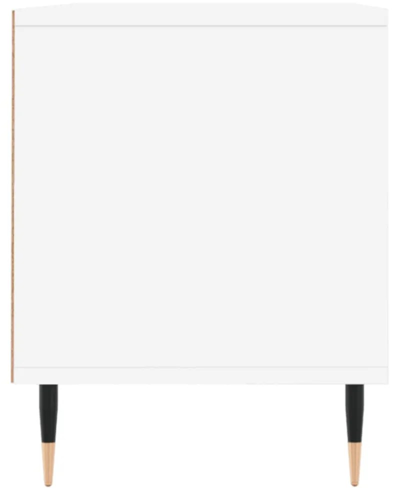 fehér szerelt fa TV-szekrény 100x34,5x44,5 cm