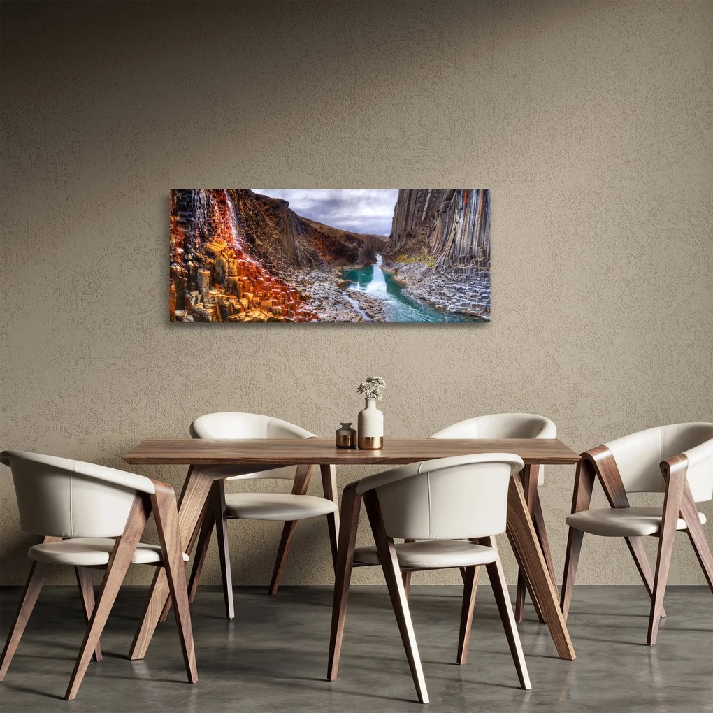 Kép - Studlagil kanyon (120x50 cm)