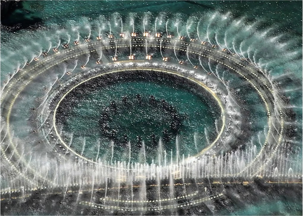 Szökőkút képe (70x50 cm)