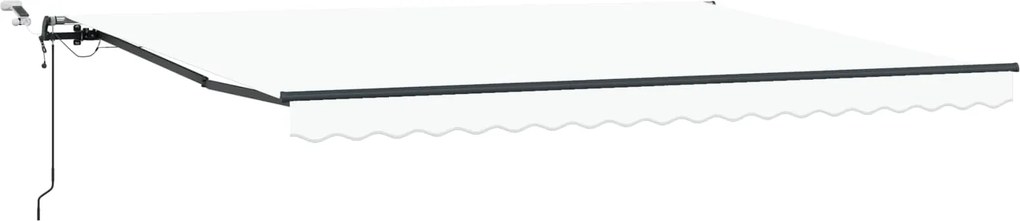 vidaXL Napernyő Anyag tartalmaz Fehér 450 × 300 cm Poliészter