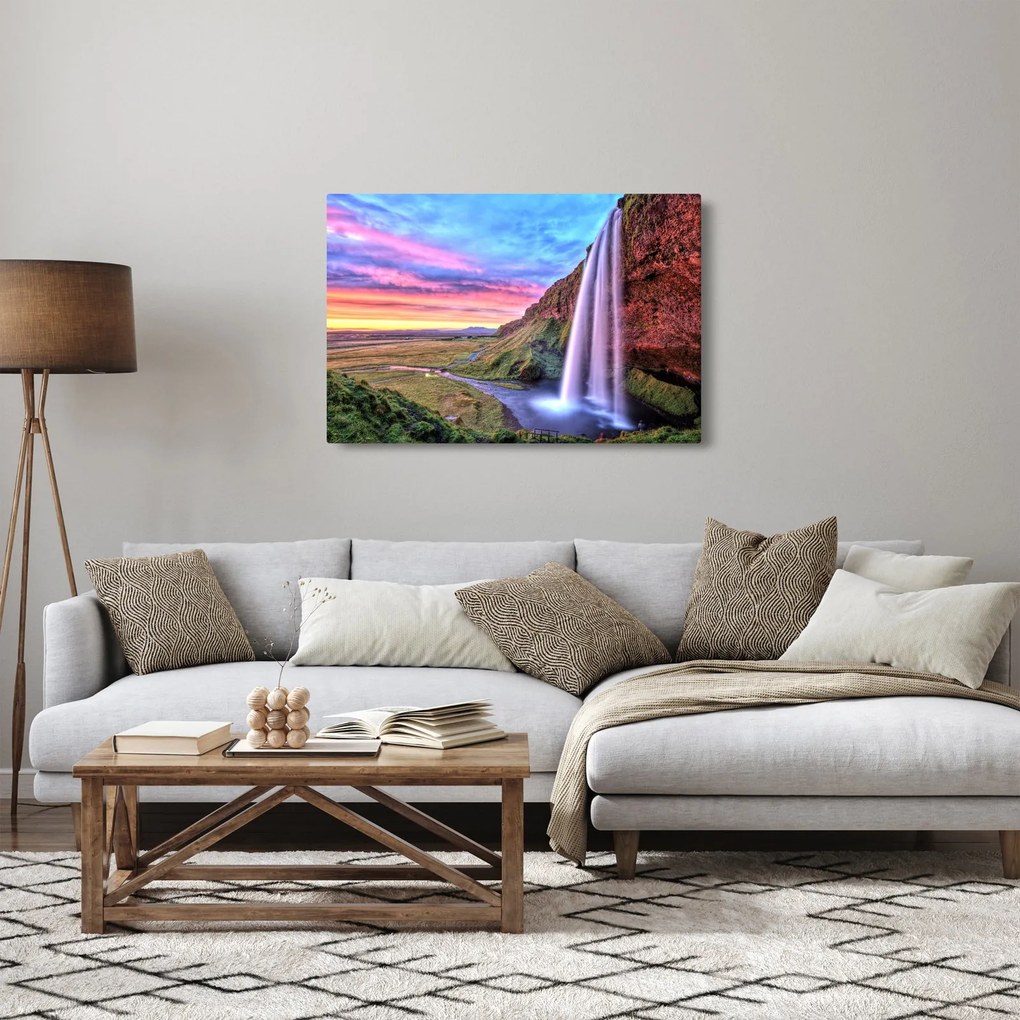 Kép - Seljalandsfoss vízesés (90x60 cm)