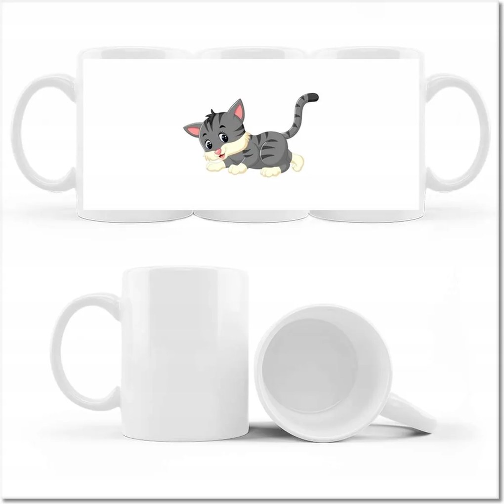 Fotó bögre Macska Cicák