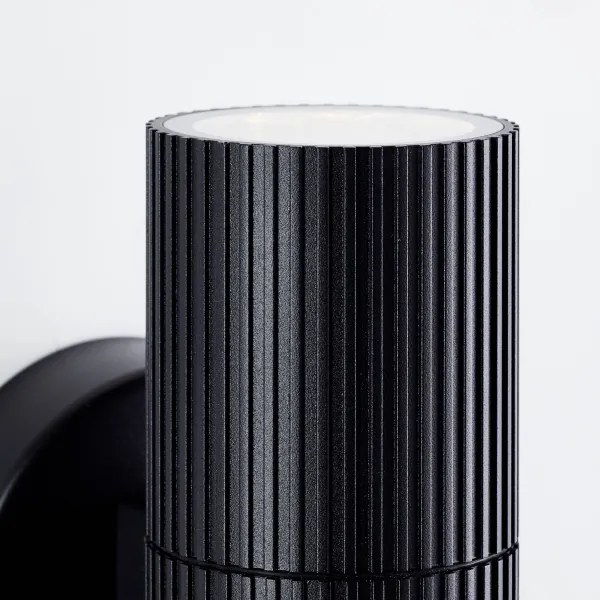 Brilliant - Kültéri fali lámpa KEOLA 2xGU10/10W/230V IP44 fekete