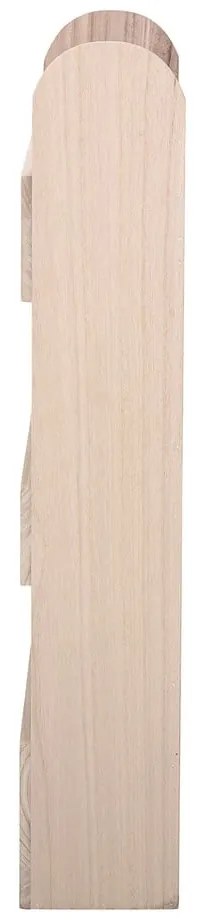 Natúr színű paulownia gyerek fali könyvespolc 38x70 cm Moris – Bloomingville Mini