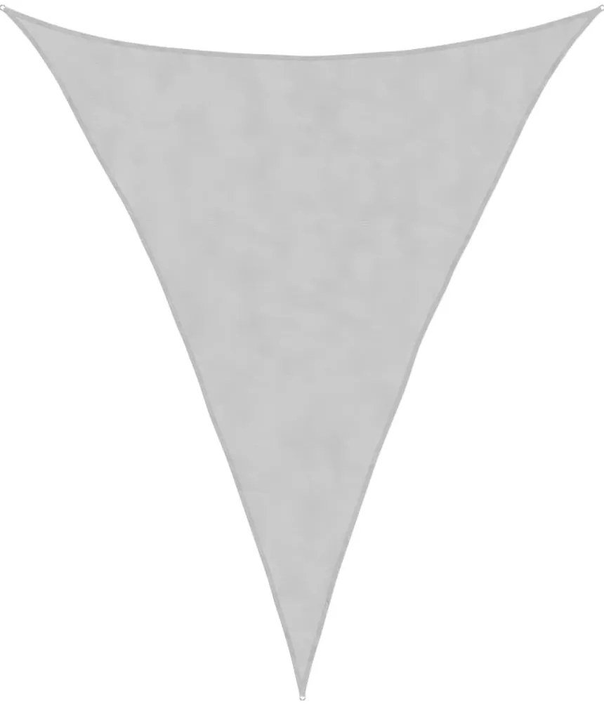 világosszürke 100% poliészter oxford szövet napvitorla 4x5x5 m