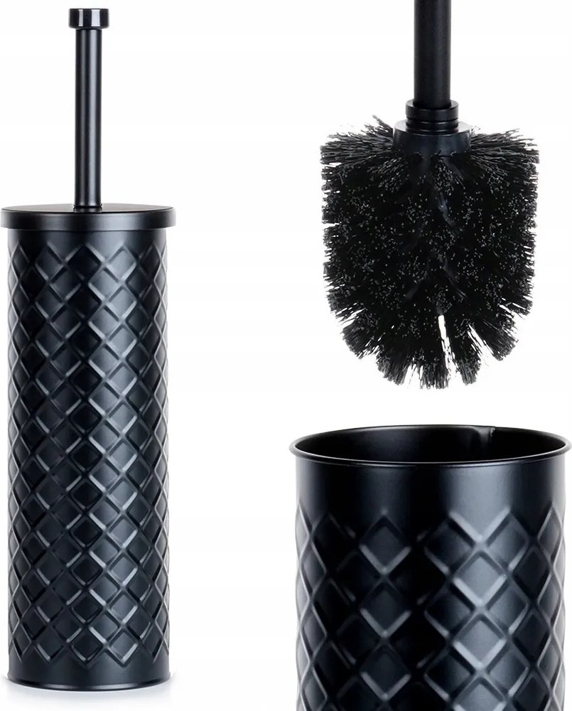 Wc kefe Wc tartály állvány csepegtető fekete fém fürdőszoba