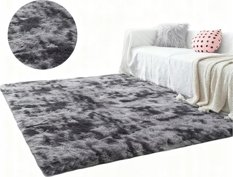 Shaggy Ombre szőnyeg csúszásgátló modern nappali puha 180x300