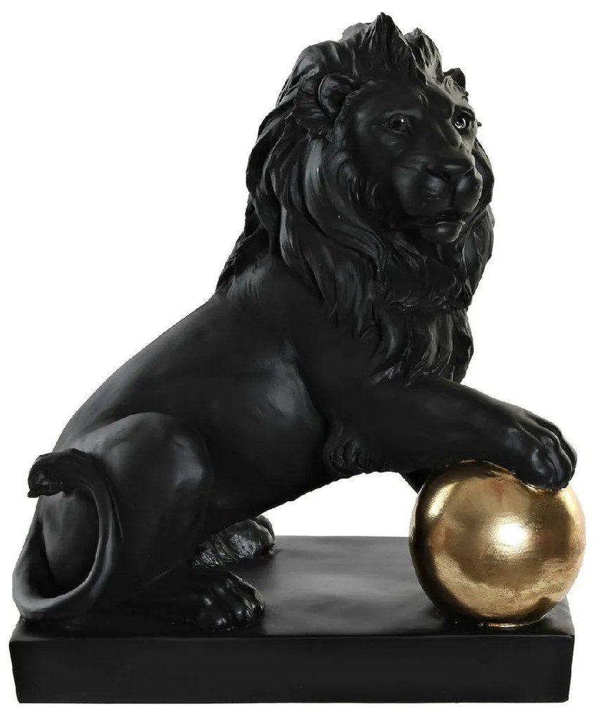 Oroszlán dekorációs szobor figura 44 cm