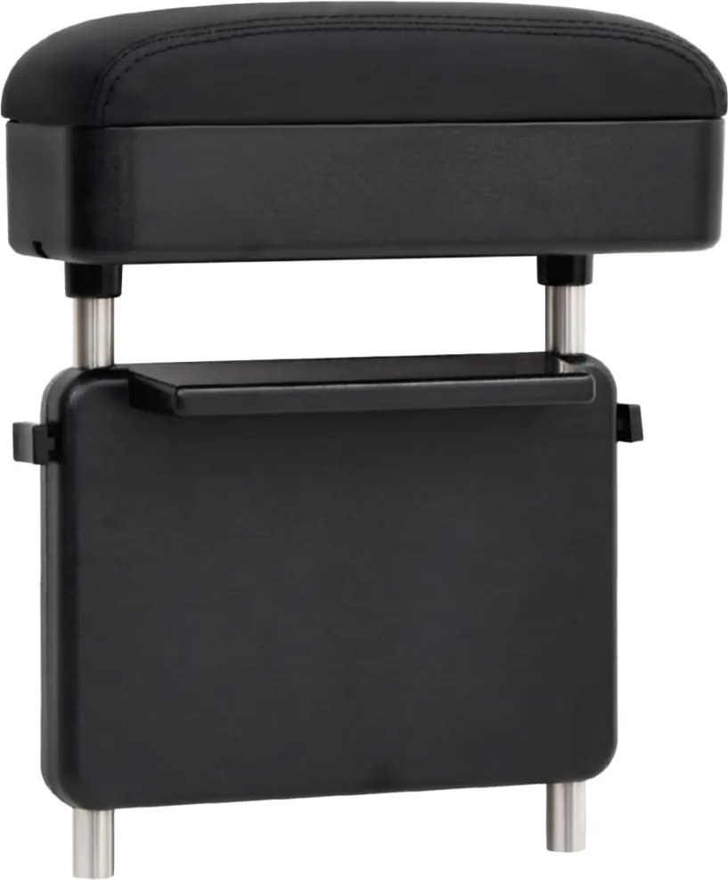 vidaXL autó karfatartó univerzális fekete 23x8x(30-38) cm ABS