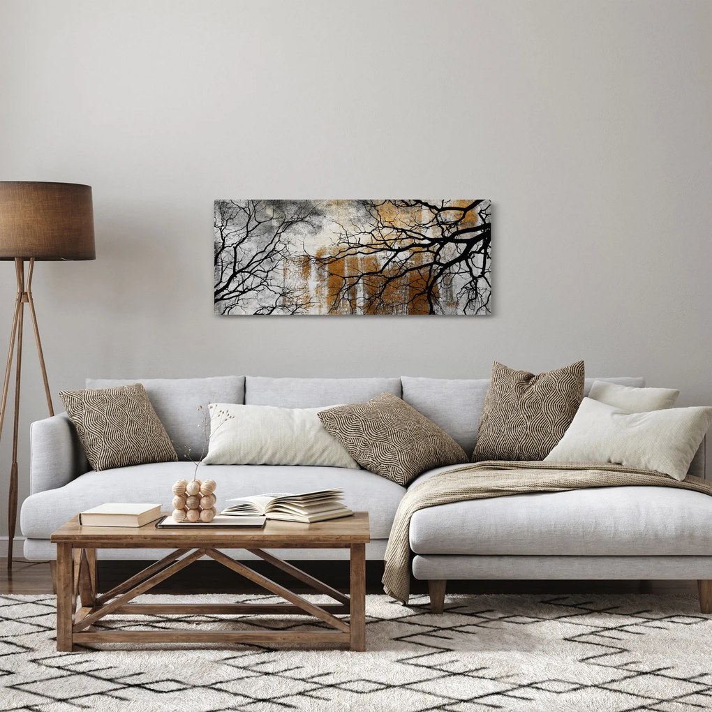 Kép - Fák sziluettek (120x50 cm)