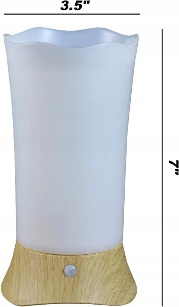 Led Éjszakai Lámpa Mozgásérzékelővel Pir Vezeték Nélküli Led Asztali Lámpa