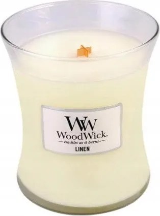 Woodwick Közepes Linen Illatgyertya Ajándék