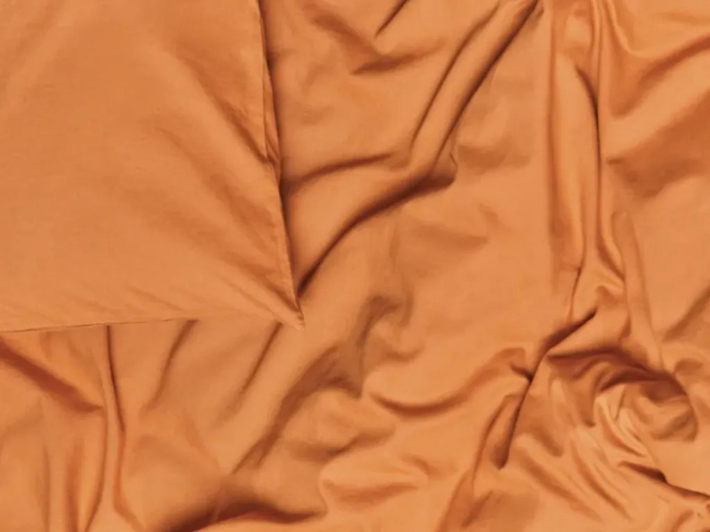 Pamut ágynemű CALMORA terrakotta Ágyneműhuzat mérete: 2 db 70 x 90 cm | 200 x 220 cm