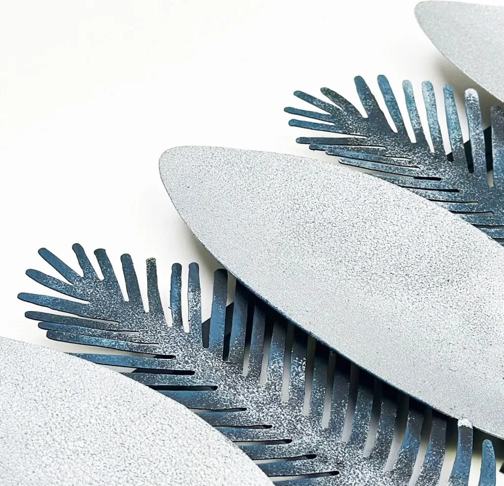 Nigar fém fali fogas, 60,5×22 cm