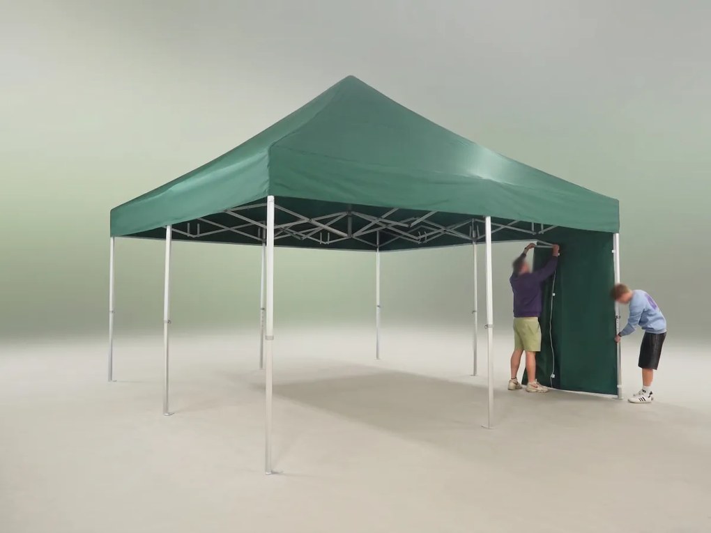 Összecsukható sátor 5×5 m – alumínium hexagon profi, Kék