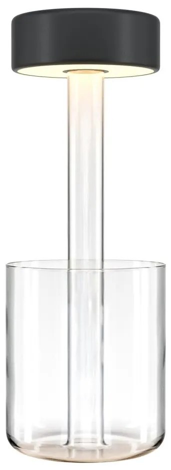 Maytoni MOD229TL-L3B3K1 - állítható LED asztali lámpa 3W/5V fekete/átlátszó