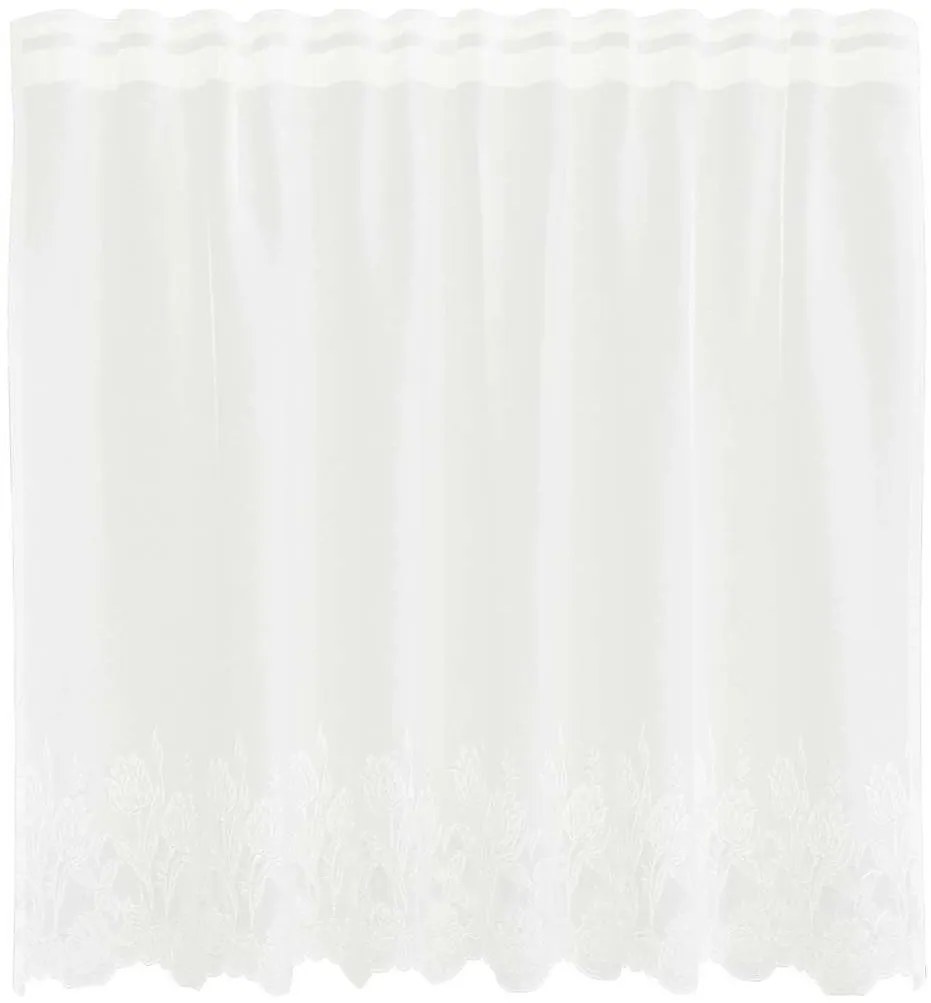 Függönyök függönyökkel Fehér 500x100cm Poliészter