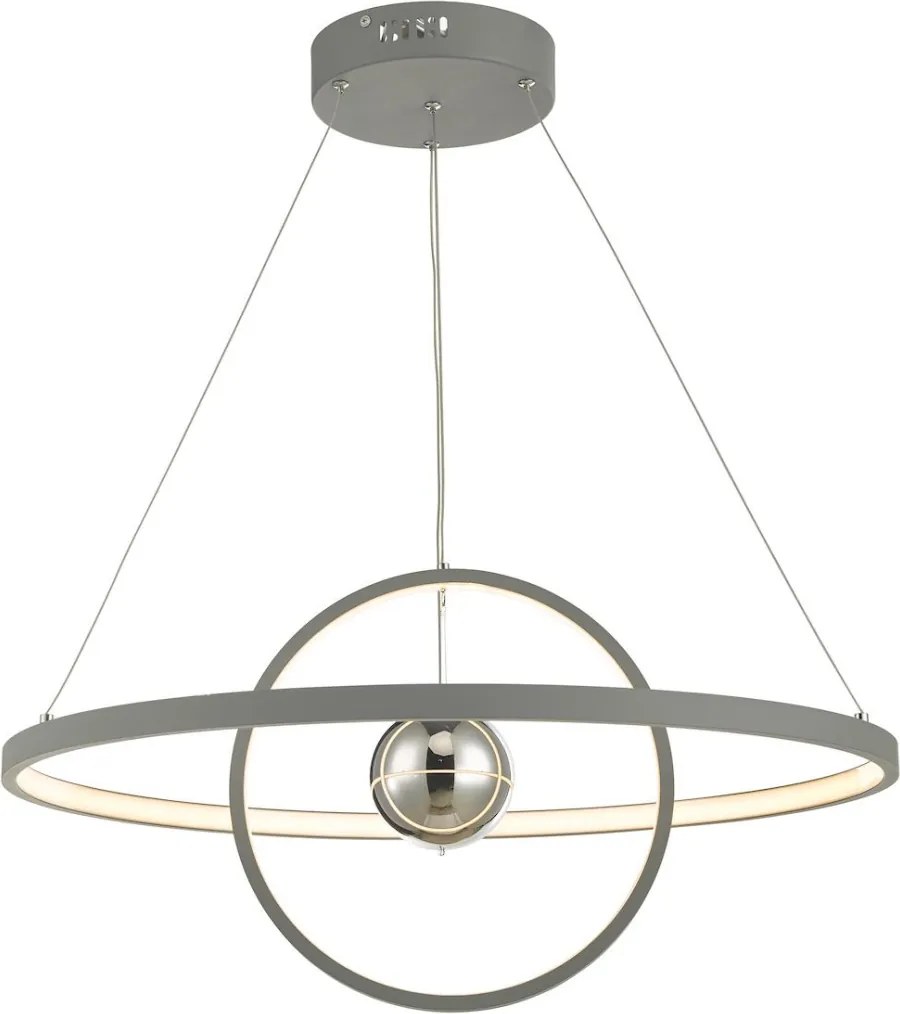 Dar Lighting MERCURY MER8839 Függőlámpa 1x58W/LED 2800K 2192LM