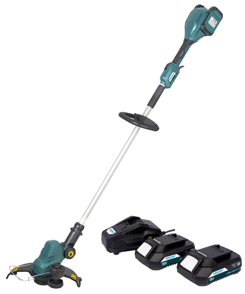 XTLINE akkumulátoros fűnyíró 36 V + 2 akkumulátor 2,0 Ah + töltő 2,4 A