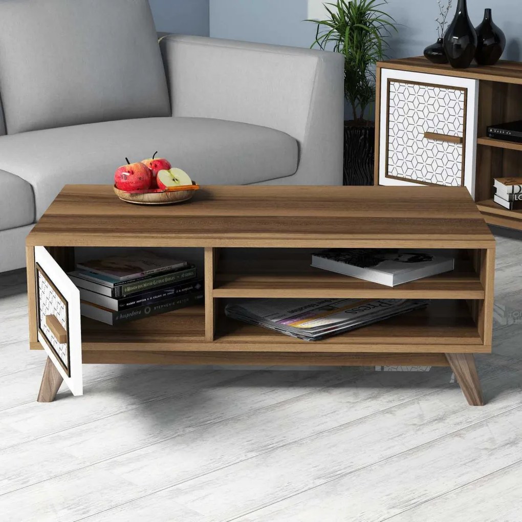 Ayla - Walnut, White