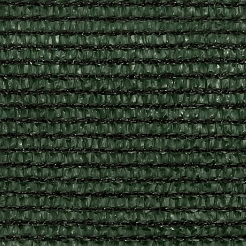 sötétzöld HDPE napvitorla 160 g/m² 3 x 4 x 4 m