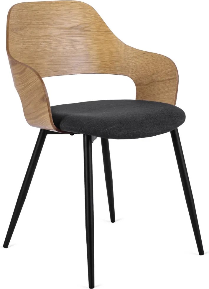 ORBI szék arany tölgy / fekete színben