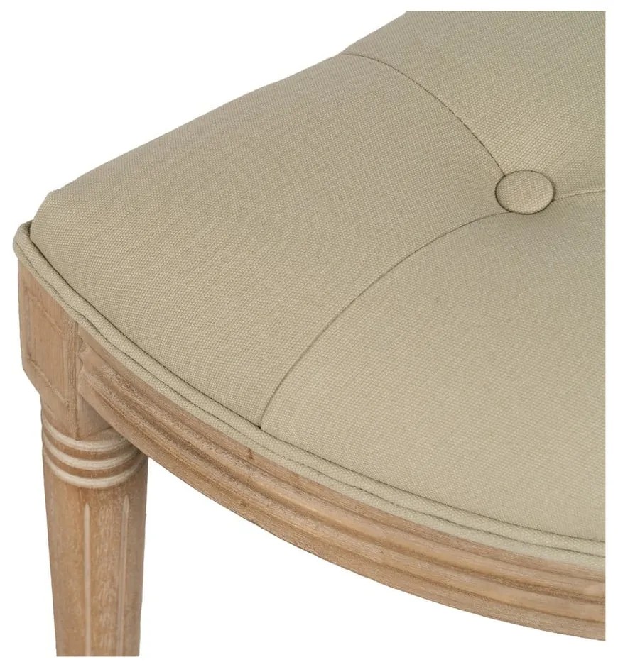 Bézs-natúr színű pad Royal – Ixia