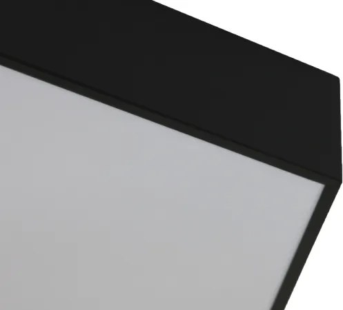 LED mennyezeti lámpa LED/200W/230V 3000/4000/6500K átm. 100 cm fekete