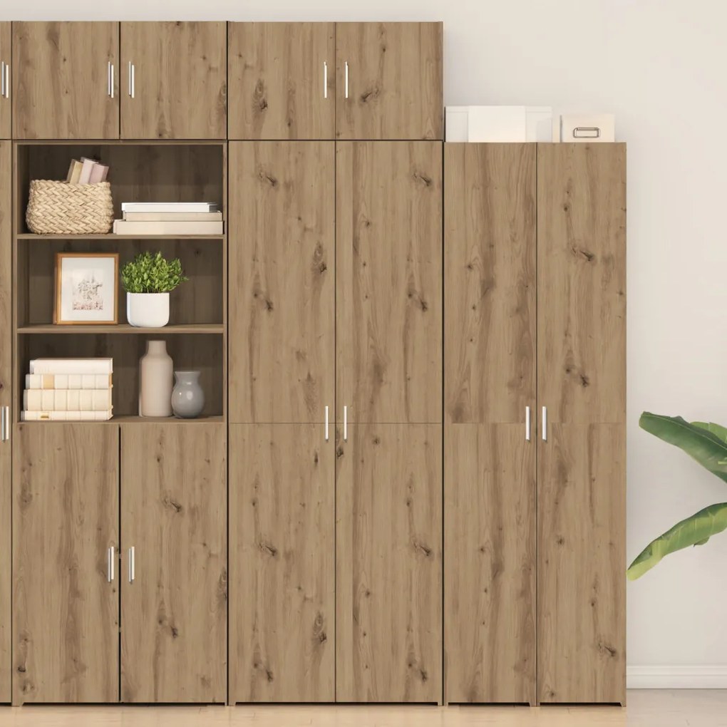 Tárolószekrény Kézműves tölgy 70x42.5x225 cm Mérnöki fa