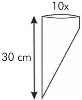 Tescoma DELICIA 30 cm-es dekorációs táska, 10 db, 30 cm