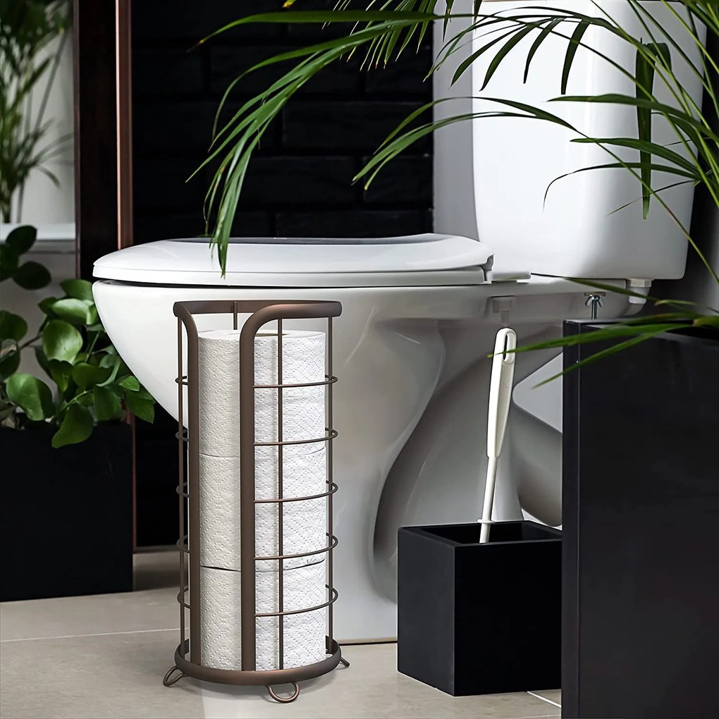 Álló WC papír tartó Brown 322743