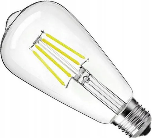 Led filament izzó E27 ST64 6W Retro Hideg