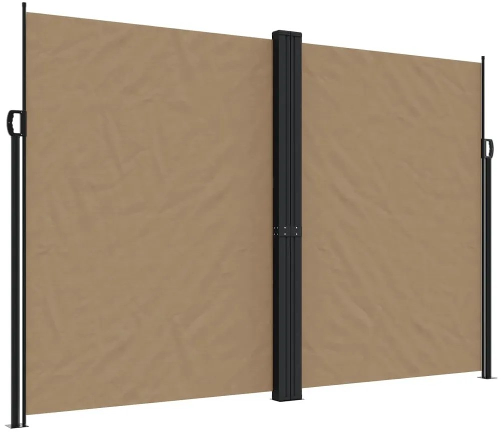 tópszínű behúzható oldalsó napellenző 220 x 1000 cm