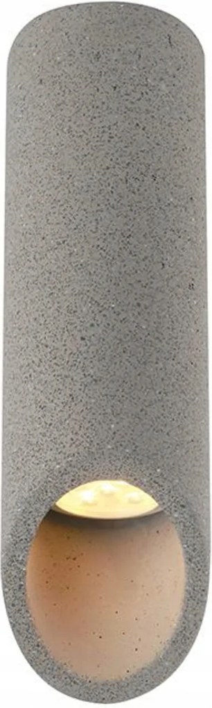 Aca Lighting mennyezeti lámpa 1xGU10 fekete beton D7xH24CM Faltso MK151S24B