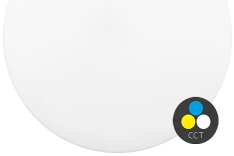 Ecolite WYB230-CCT/12W/BI - LED Mennyezeti lámpa DISK LED/12W/230V IP44 fehér
