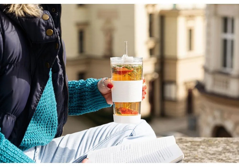 Fehér termobögre 600 ml Fuori – Vialli Design