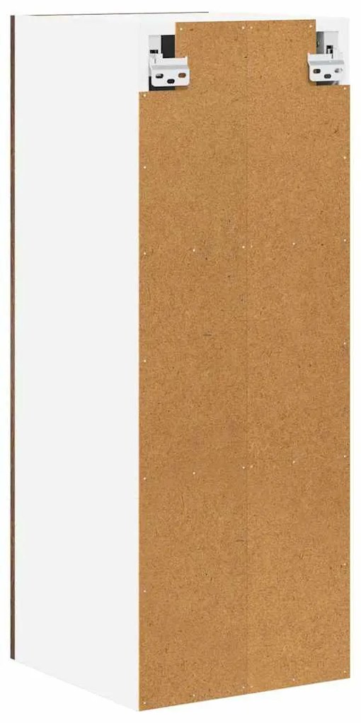 Függő szekrény Riga Füstölt tölgy és fehér 30 x 31 x 80 cm