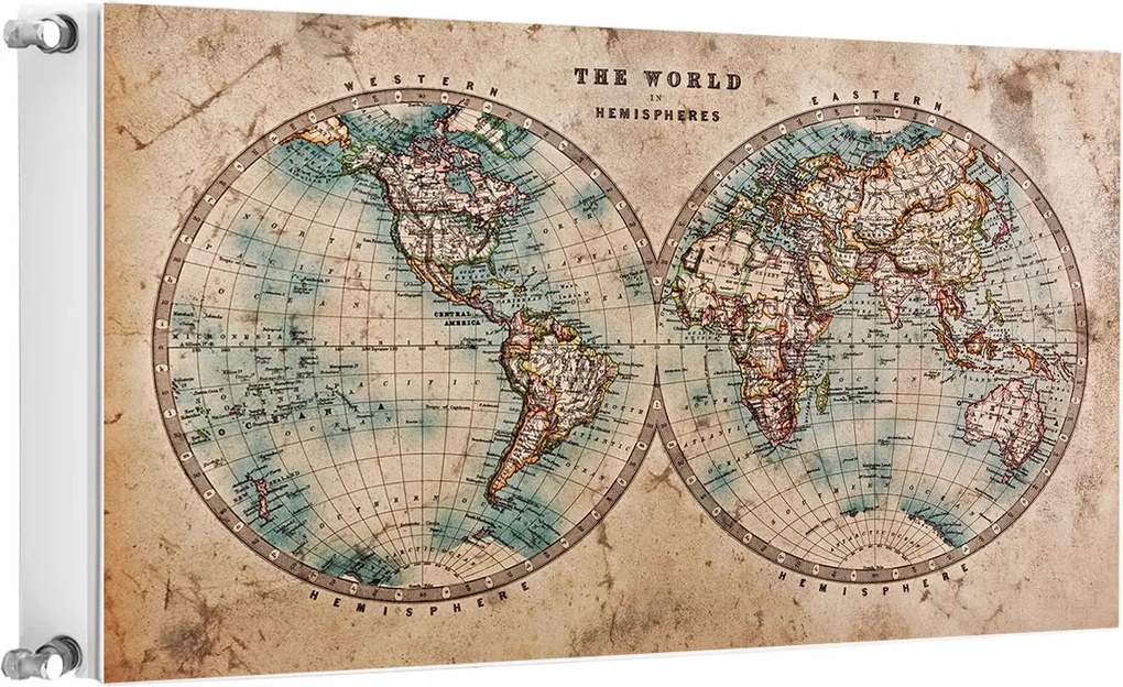 Mágneses Radiátorszőnyeg 100x60 Térkép Fotótapéta