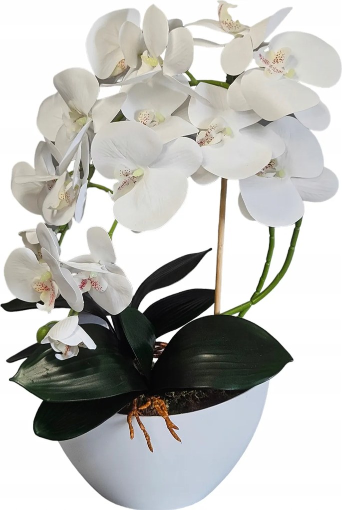 Orchidea mesterséges orchidea virágok fehér, mint az élő nagyon gondosan készült