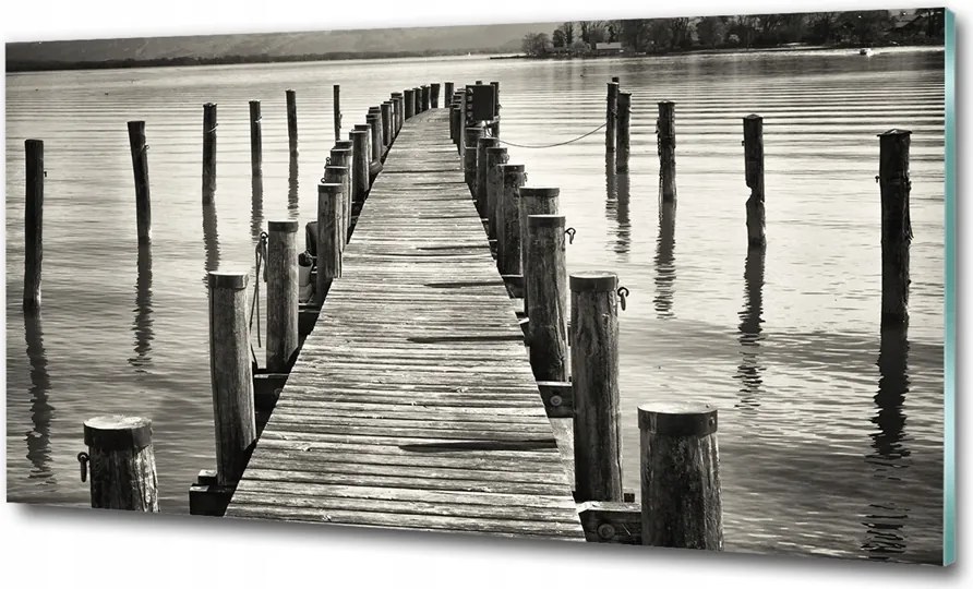 Fotó kép edzett üveg Rét a hegyekben 100x70