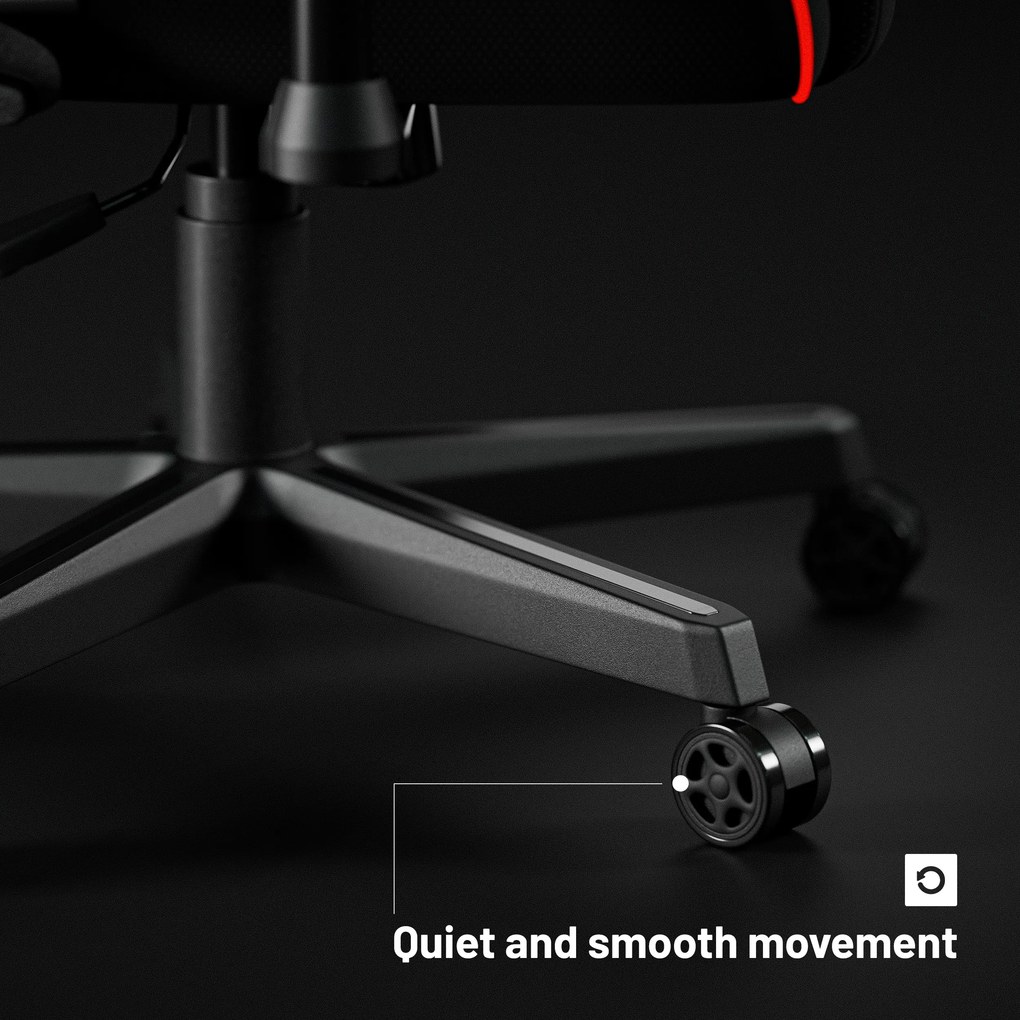 Gamer szék LED RGB fekete: Diablo X-Starter