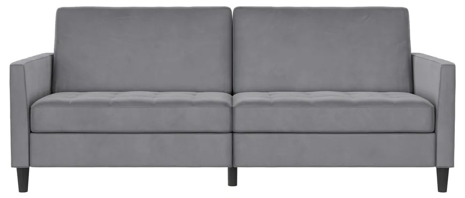 Világosszürke bársony kanapé 207 cm Presley – Støraa