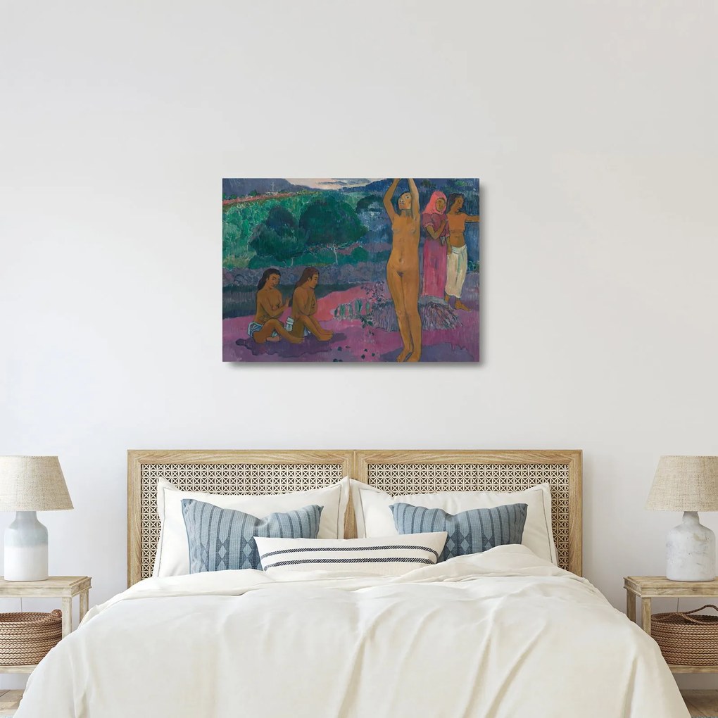 Üveg kép - Paul Gauguin, The Invocation, reprodukciók (70x50 cm)