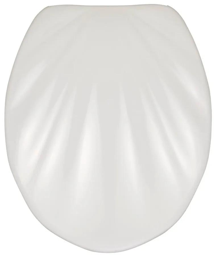 Premium Sea Shell fehér WC-ülőke, 45,5 x 38 cm - Wenko