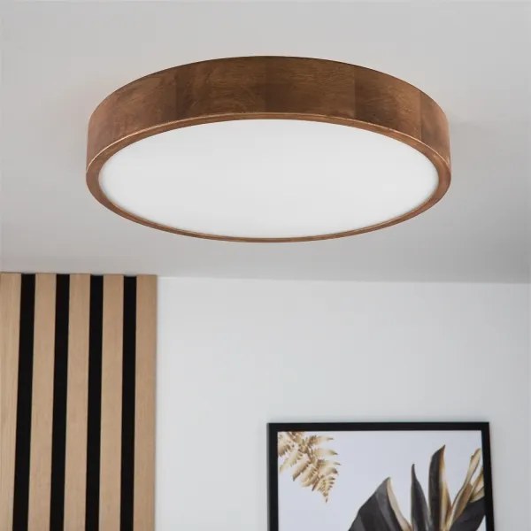 Brilagi - LED mennyezeti lámpa CARVALHO 3xE27/60W/230V tölgy-cseresznye, átm. 47