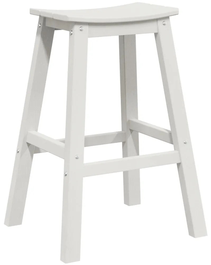 bárszékek 2 db Fehér HDPE