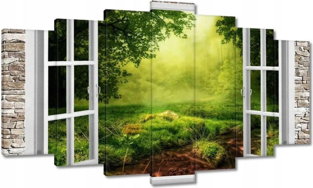 Festmények 140x80 Fa ablak