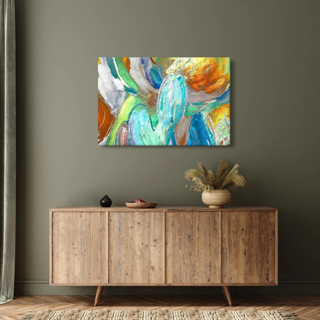 Kép - Színes absztrakció (90x60 cm)